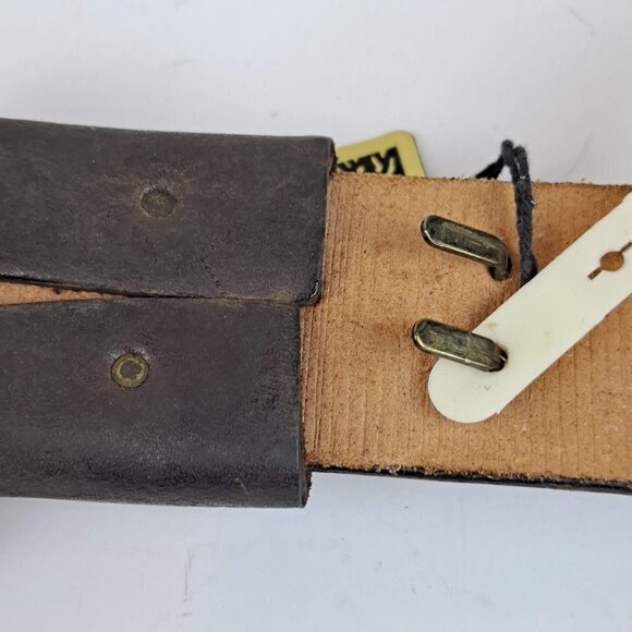 Anne Klein for Calderon Size Medium Brown Leather Belt Style 8943 NWT